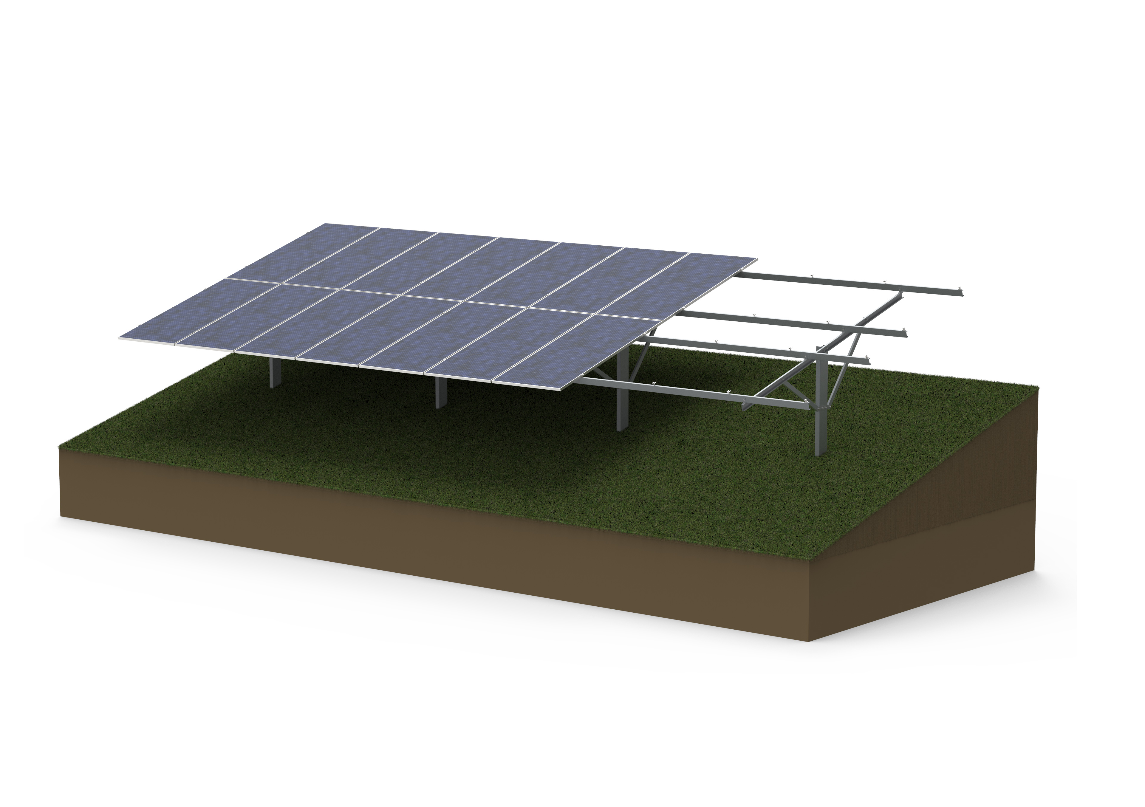 Single Row Tracking System
